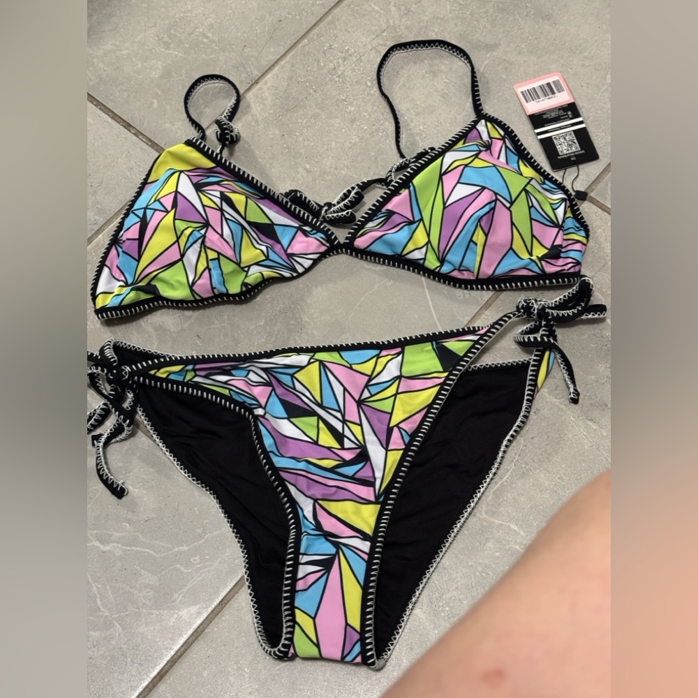 Colorful Geometric Bikini Set